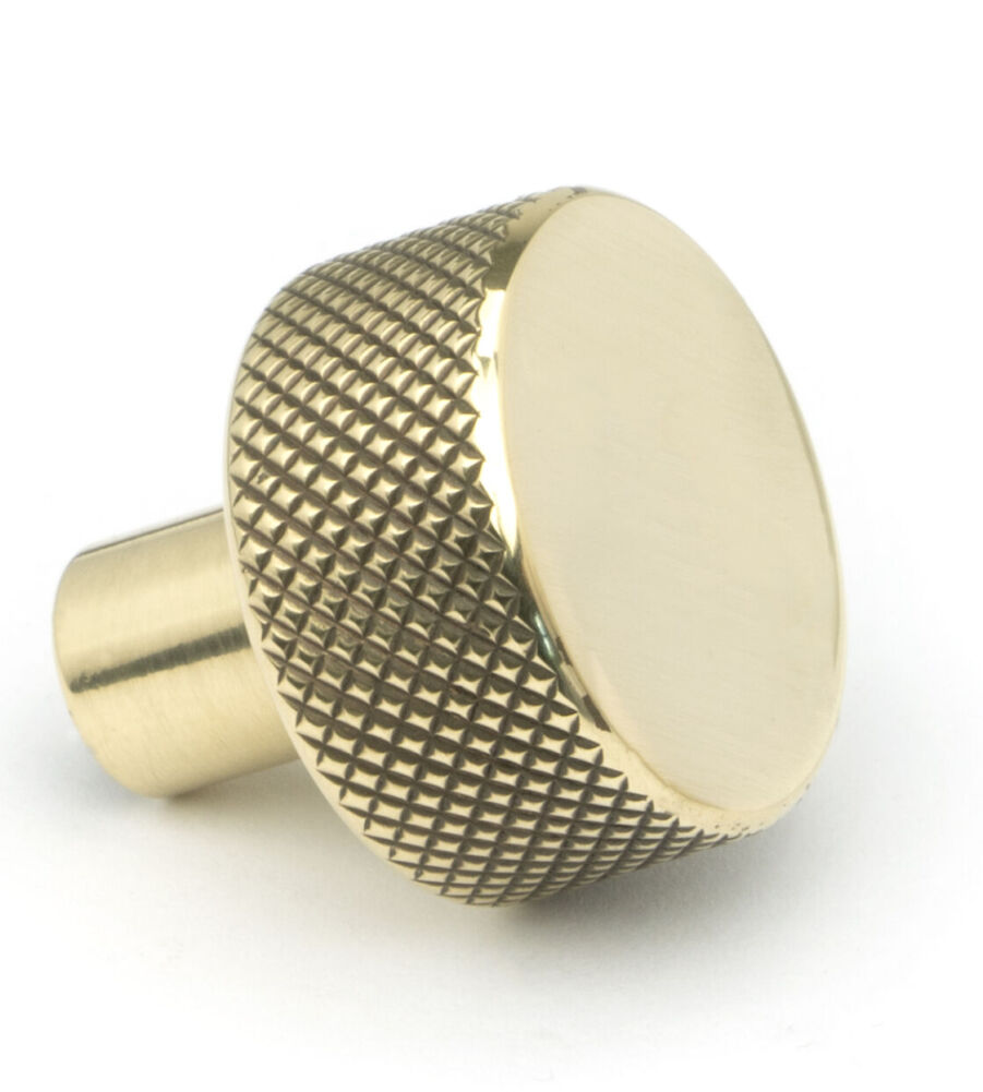 From The Anvil Aged Brass Brompton Cabinet Knob - 25mm (No rose) - Image 3