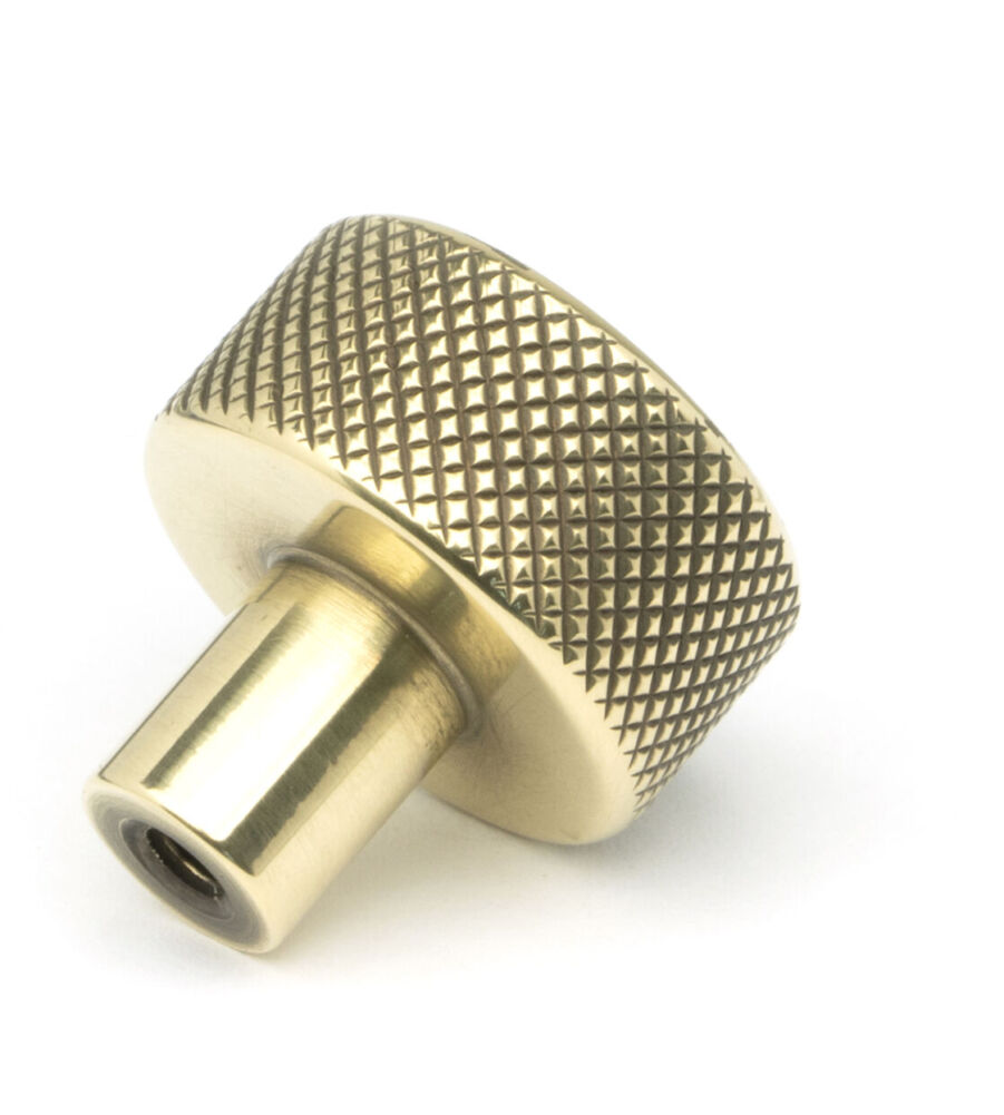 From The Anvil Aged Brass Brompton Cabinet Knob - 25mm (No rose) - Image 4