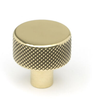 From The Anvil Aged Brass Brompton Cabinet Knob – 25mm (No rose)