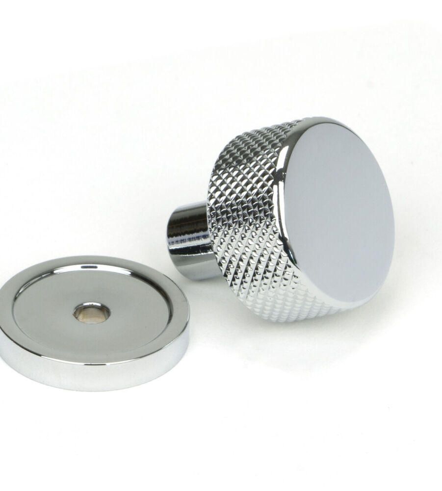 From The Anvil Polished Chrome Brompton Cabinet Knob - 25mm (Plain) - Image 3