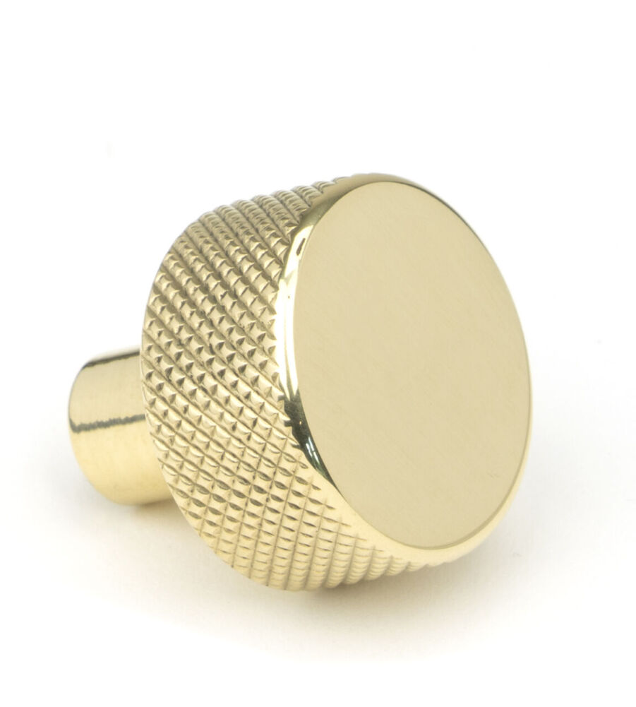 From The Anvil Polished Brass Brompton Cabinet Knob - 25mm (No rose) - Image 3