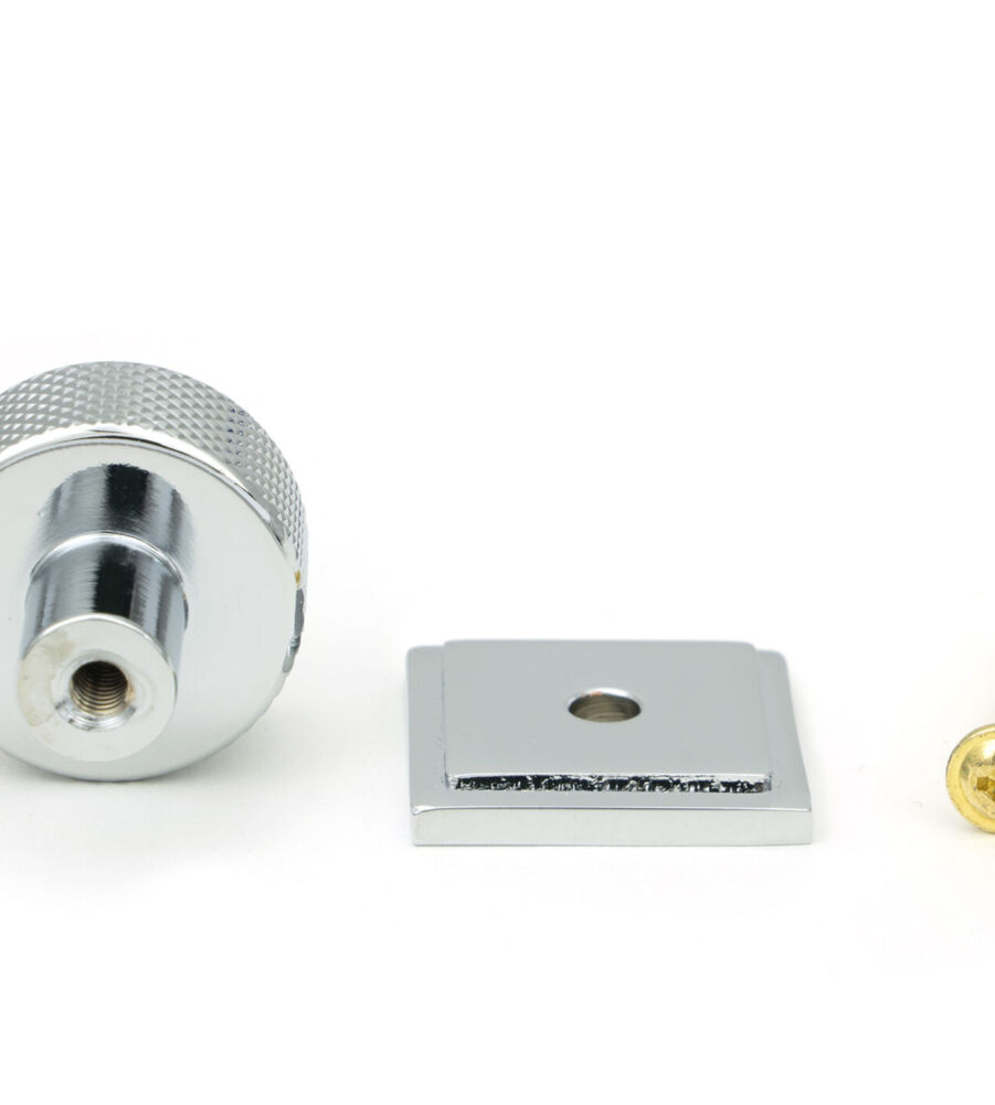 From The Anvil Polished Chrome Brompton Cabinet Knob - 25mm (Square) - Image 5