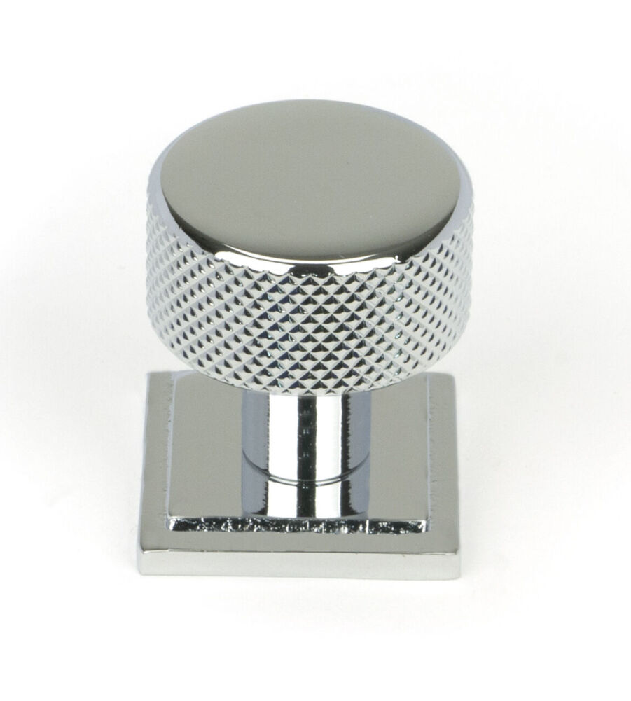 From The Anvil Polished Chrome Brompton Cabinet Knob - 25mm (Square)