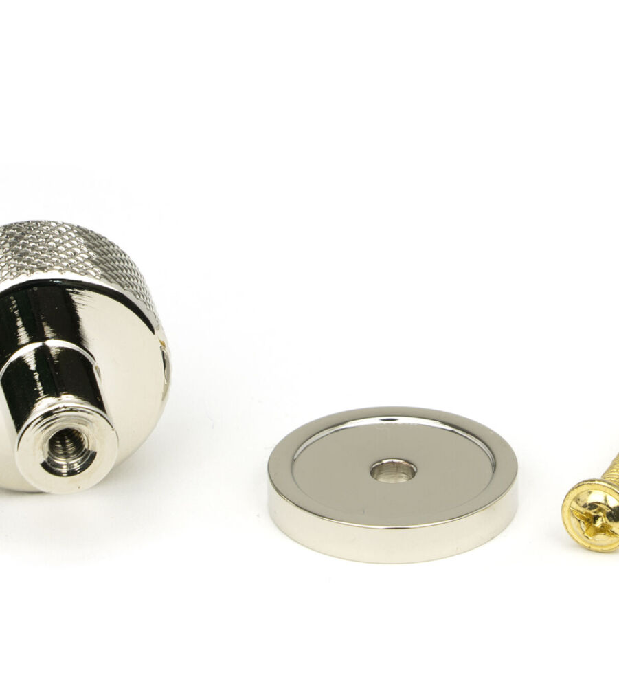 From The Anvil Polished Nickel Brompton Cabinet Knob - 25mm (Plain) - Image 5