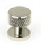 From The Anvil Polished Nickel Brompton Cabinet Knob - 25mm (Plain)