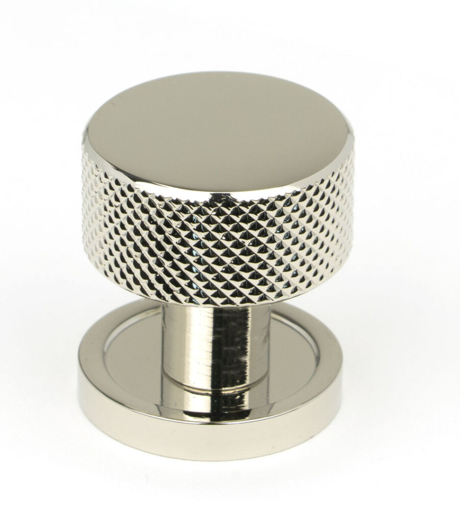 From The Anvil Polished Nickel Brompton Cabinet Knob - 25mm (Plain)