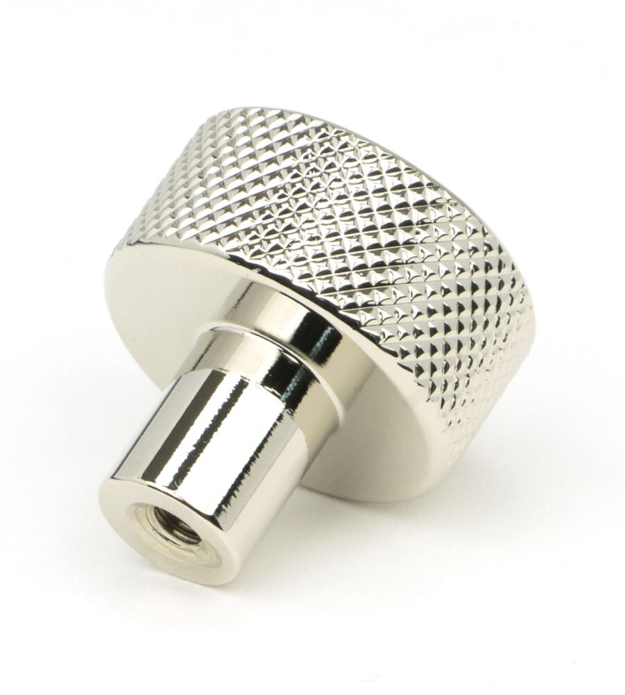 From The Anvil Polished Nickel Brompton Cabinet Knob - 25mm (No rose) - Image 4