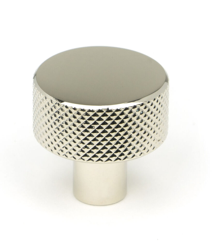 From The Anvil Polished Nickel Brompton Cabinet Knob - 25mm (No rose)