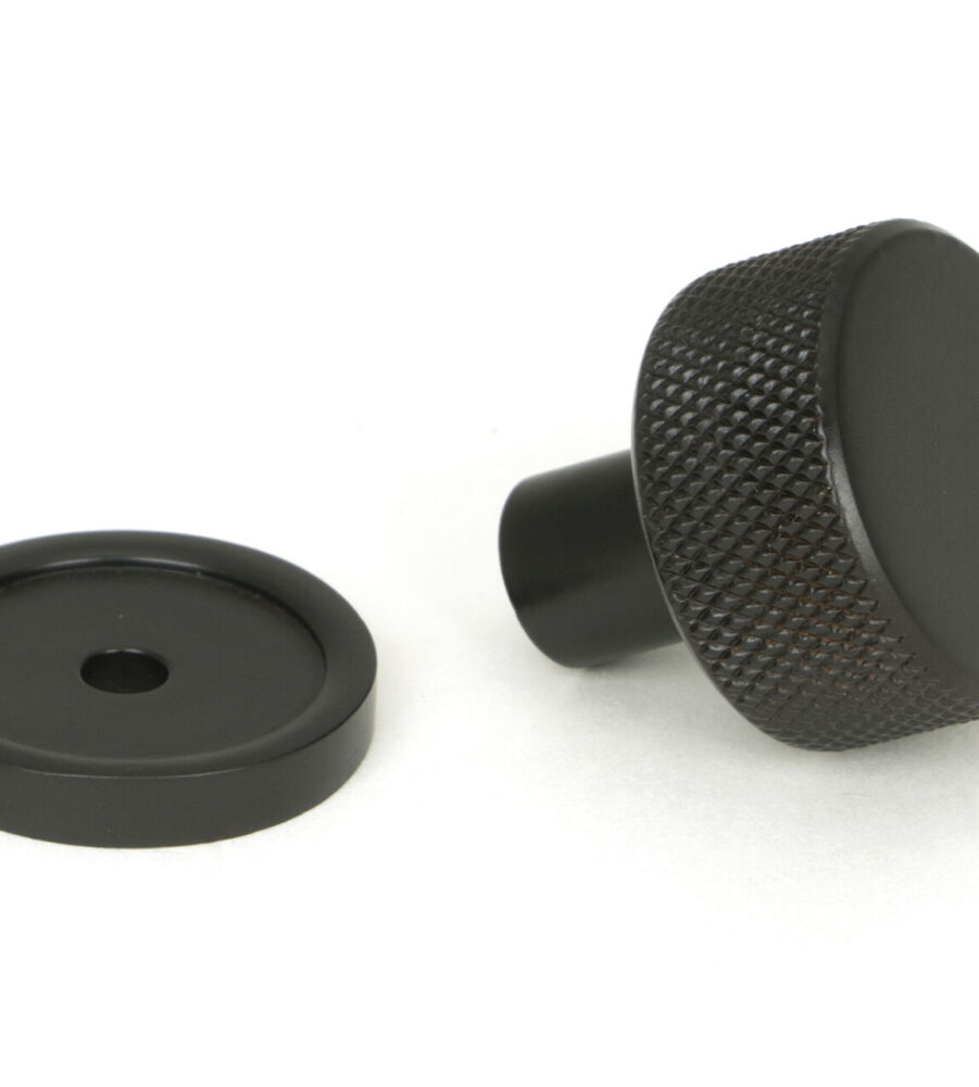 From The Anvil Aged Bronze Brompton Cabinet Knob - 25mm (Plain) - Image 3