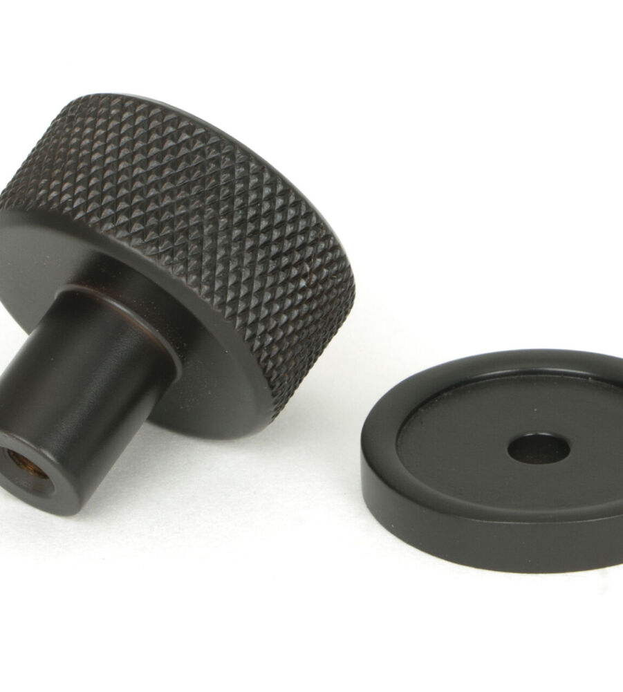 From The Anvil Aged Bronze Brompton Cabinet Knob - 25mm (Plain) - Image 4