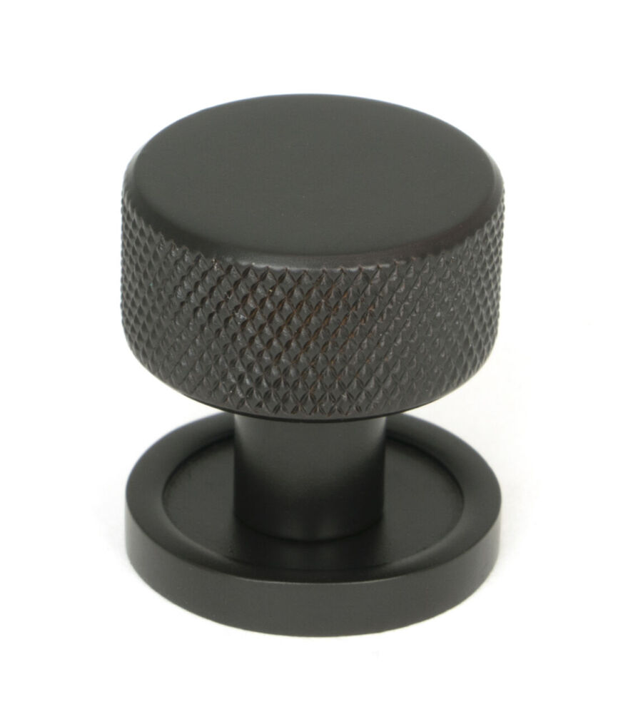 From The Anvil Aged Bronze Brompton Cabinet Knob - 25mm (Plain)
