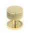 From The Anvil Polished Brass Brompton Cabinet Knob - 32mm (Plain)