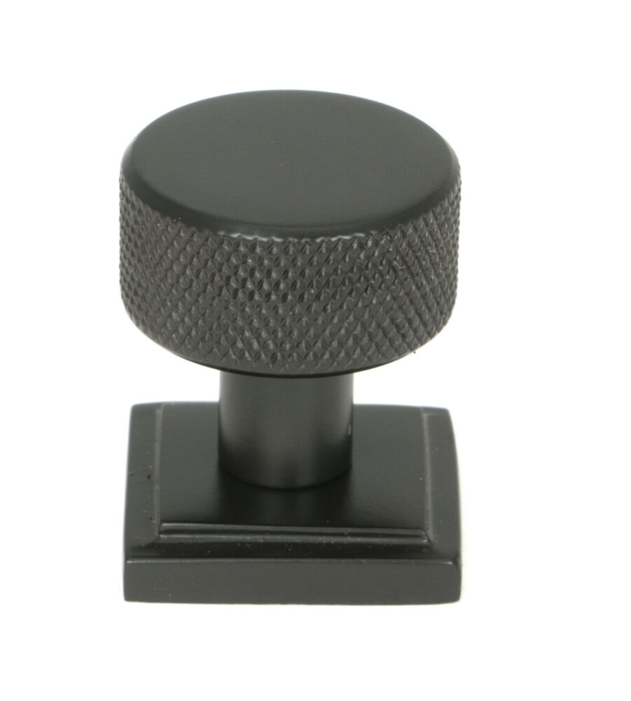From The Anvil Aged Bronze Brompton Cabinet Knob - 25mm (Square)