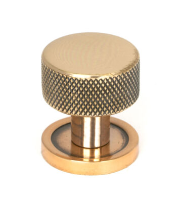 From The Anvil Polished Bronze Brompton Cabinet Knob – 25mm (Plain)