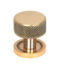 From The Anvil Polished Bronze Brompton Cabinet Knob - 25mm (Plain)