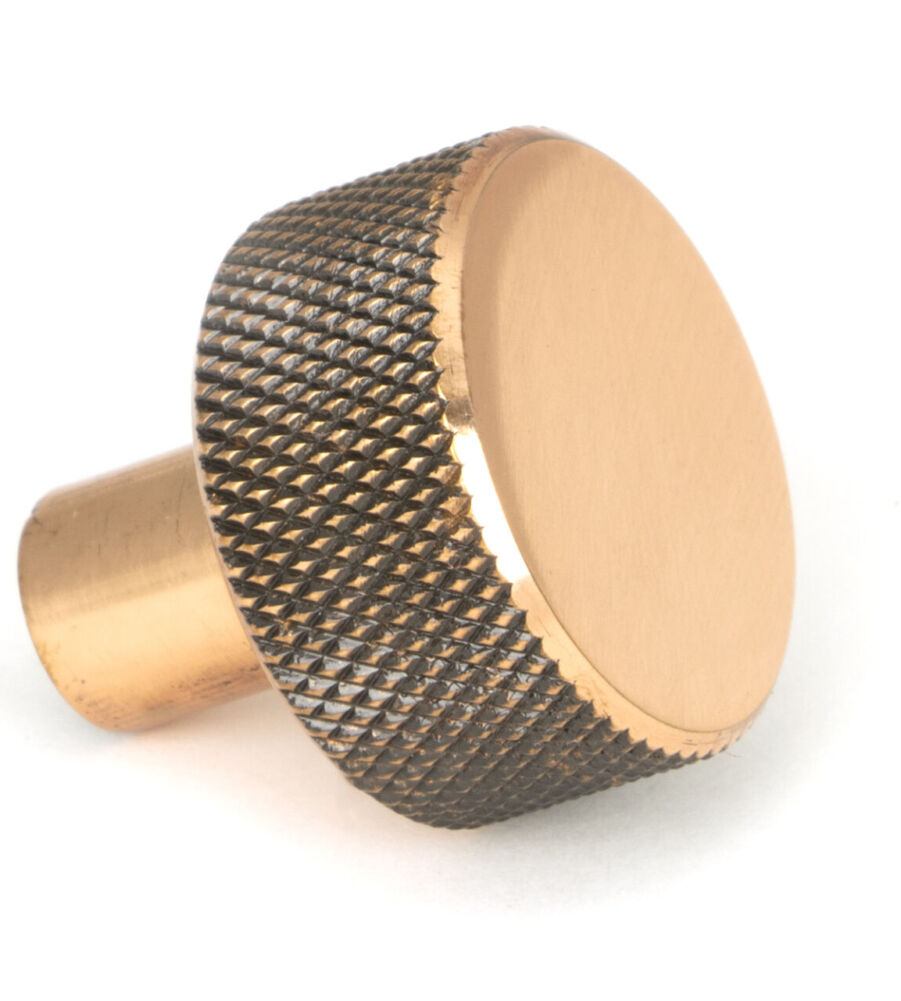 From The Anvil Polished Bronze Brompton Cabinet Knob - 25mm (No rose) - Image 3
