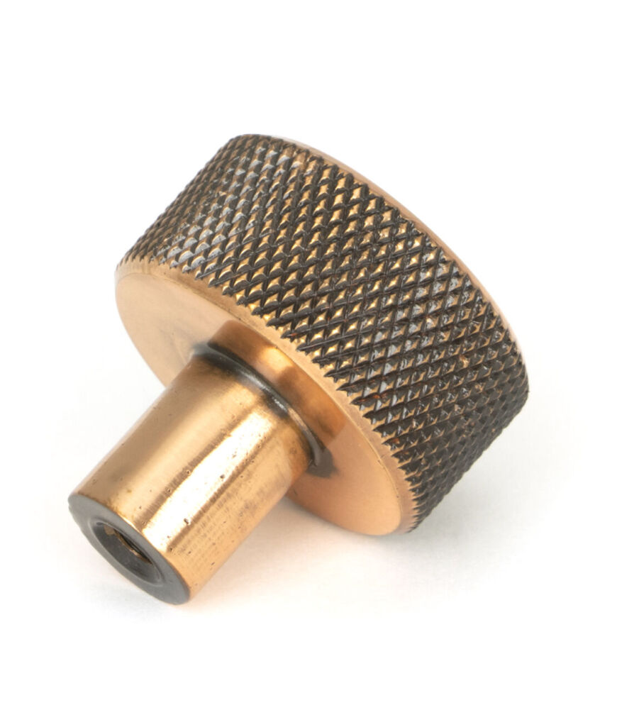 From The Anvil Polished Bronze Brompton Cabinet Knob - 25mm (No rose) - Image 4
