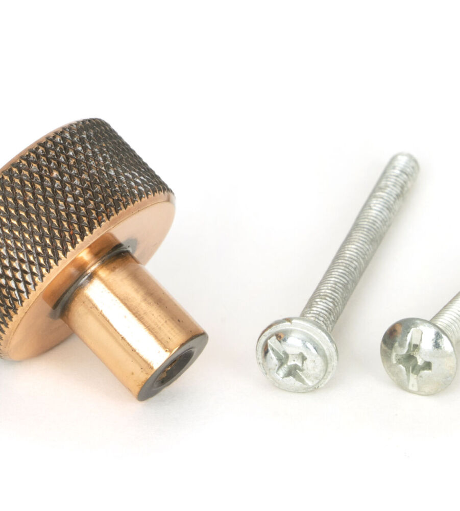 From The Anvil Polished Bronze Brompton Cabinet Knob - 25mm (No rose) - Image 5