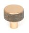 From The Anvil Polished Bronze Brompton Cabinet Knob - 25mm (No rose)