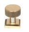 From The Anvil Polished Bronze Brompton Cabinet Knob - 25mm (Square)