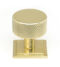 From The Anvil Polished Brass Brompton Cabinet Knob - 32mm (Square)