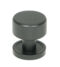From The Anvil Matt Black Brompton Cabinet Knob - 25mm (Plain)