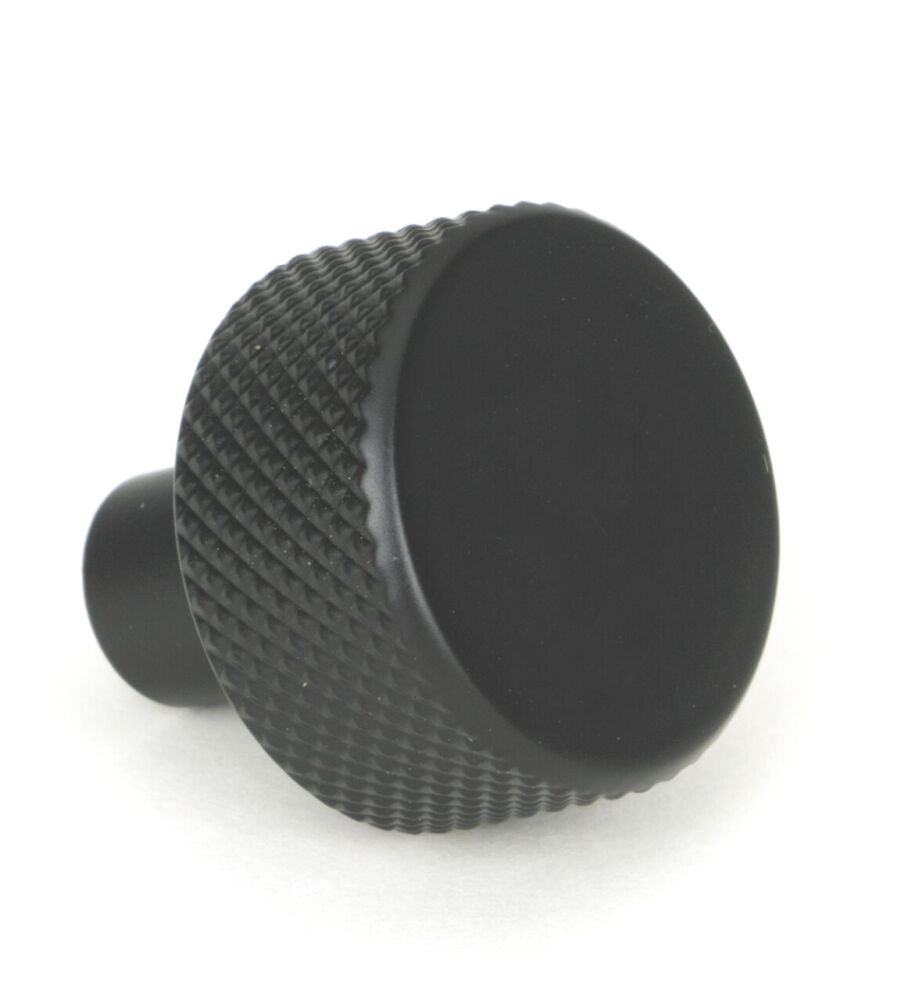 From The Anvil Matt Black Brompton Cabinet Knob - 25mm (No rose) - Image 3