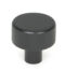 From The Anvil Matt Black Brompton Cabinet Knob - 25mm (No rose)