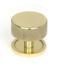 From The Anvil Polished Brass Brompton Cabinet Knob - 38mm (Plain)