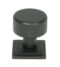 From The Anvil Matt Black Brompton Cabinet Knob - 25mm (Square)