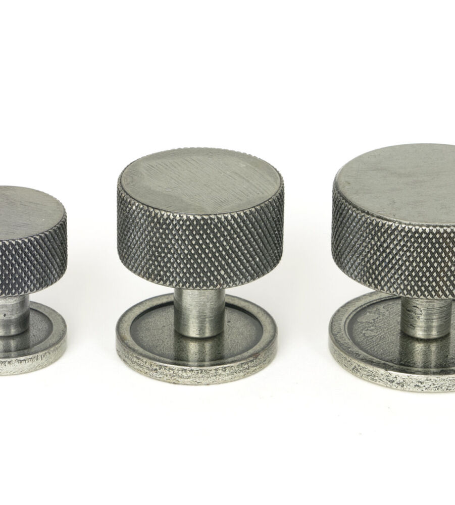 From The Anvil Pewter Brompton Cabinet Knob - 25mm (Plain) - Image 6