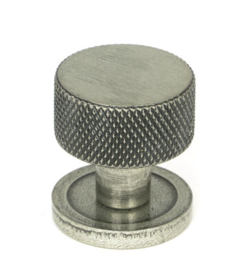From The Anvil Pewter Brompton Cabinet Knob – 25mm (Plain)