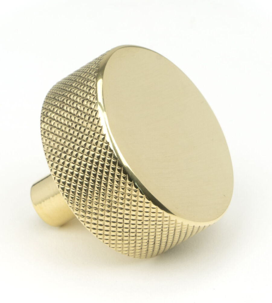 From The Anvil Polished Brass Brompton Cabinet Knob - 38mm (No rose) - Image 3