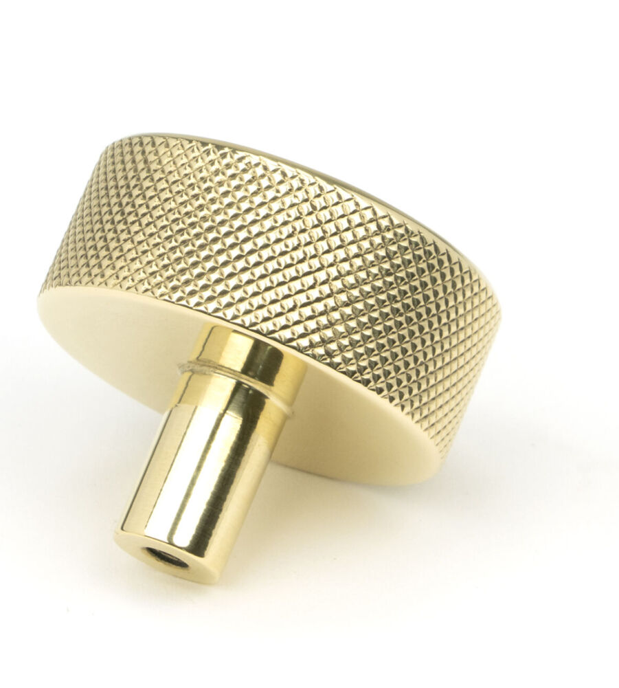 From The Anvil Polished Brass Brompton Cabinet Knob - 38mm (No rose) - Image 4