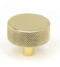 From The Anvil Polished Brass Brompton Cabinet Knob - 38mm (No rose)