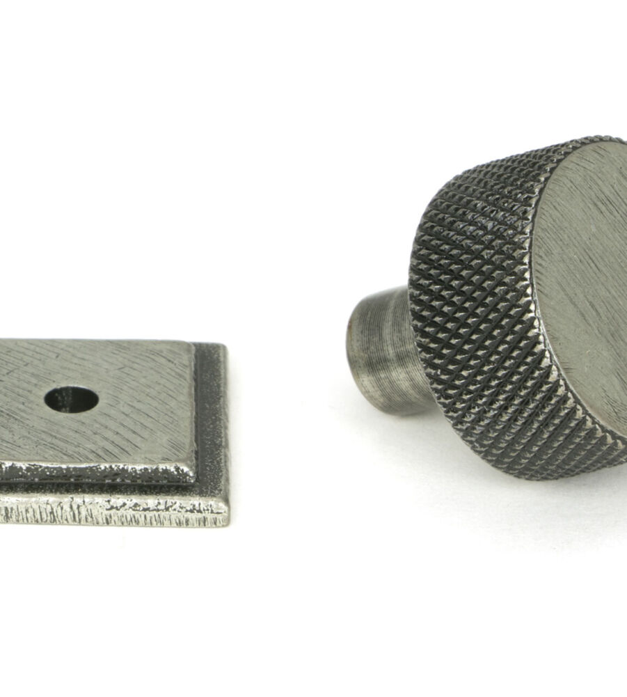 From The Anvil Pewter Brompton Cabinet Knob - 25mm (Square) - Image 3