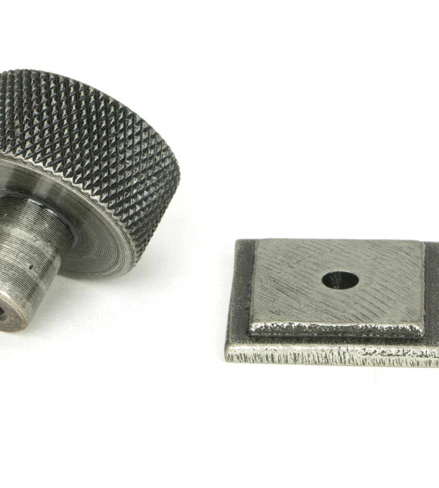 From The Anvil Pewter Brompton Cabinet Knob - 25mm (Square) - Image 4