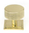 From The Anvil Polished Brass Brompton Cabinet Knob - 38mm (Square)