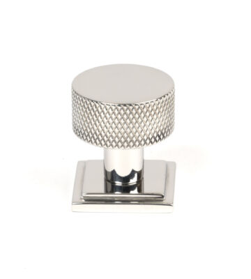 From The Anvil Polished SS (304) Brompton Cabinet Knob – 25mm (Square)