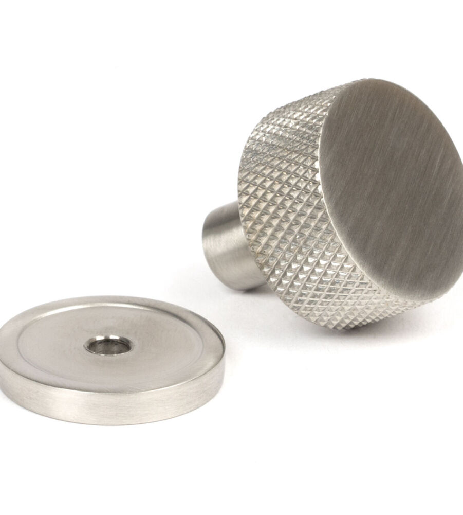 From The Anvil Satin SS (304) Brompton Cabinet Knob - 25mm (Plain) - Image 3