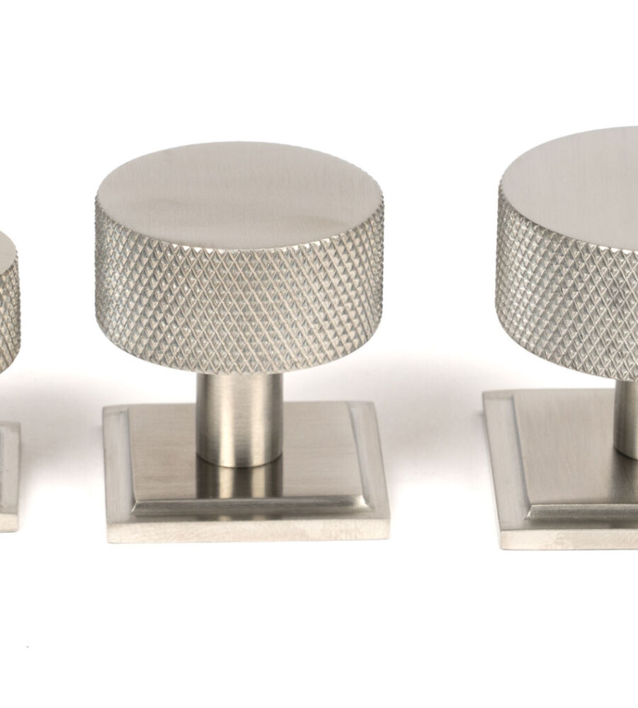 From The Anvil Satin SS (304) Brompton Cabinet Knob - 25mm (Square) - Image 6