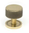 From The Anvil Aged Brass Brompton Cabinet Knob - 32mm (Plain)