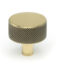 From The Anvil Aged Brass Brompton Cabinet Knob - 32mm (No rose)