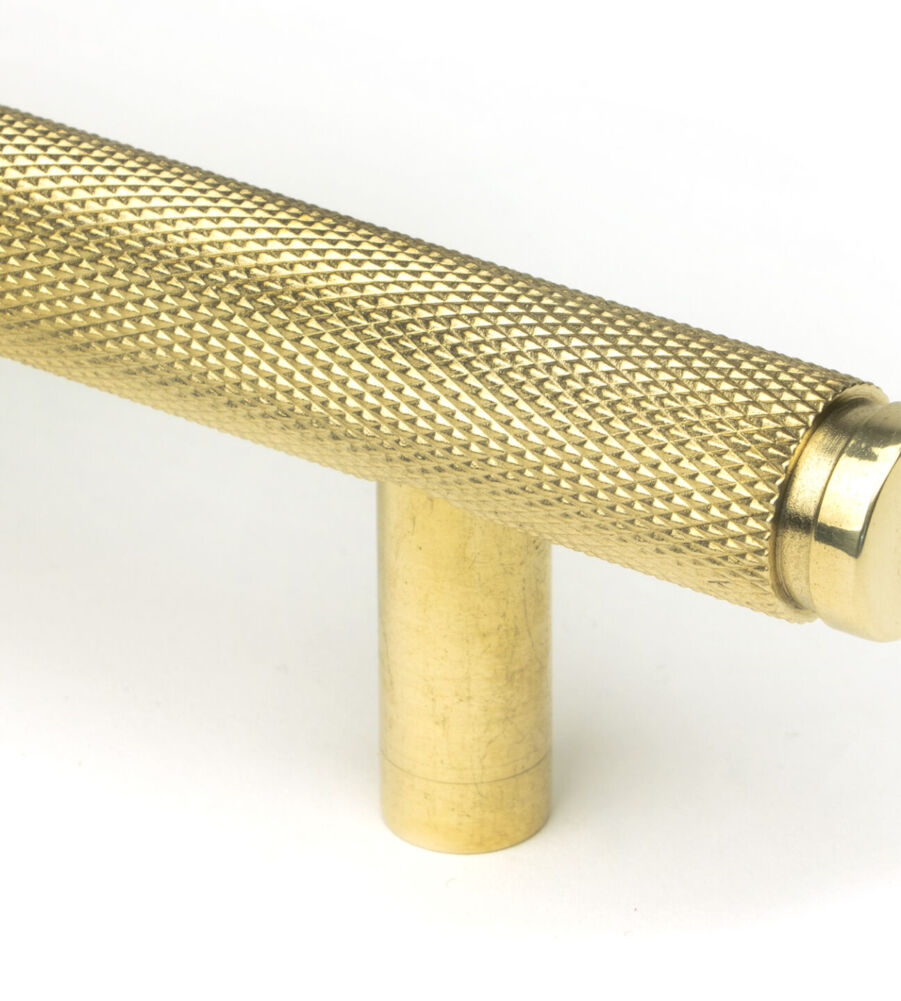 From The Anvil Polished Brass Full Brompton Pull Handle - Medium - Image 3