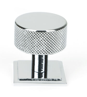From The Anvil Polished Chrome Brompton Cabinet Knob – 32mm (Square)