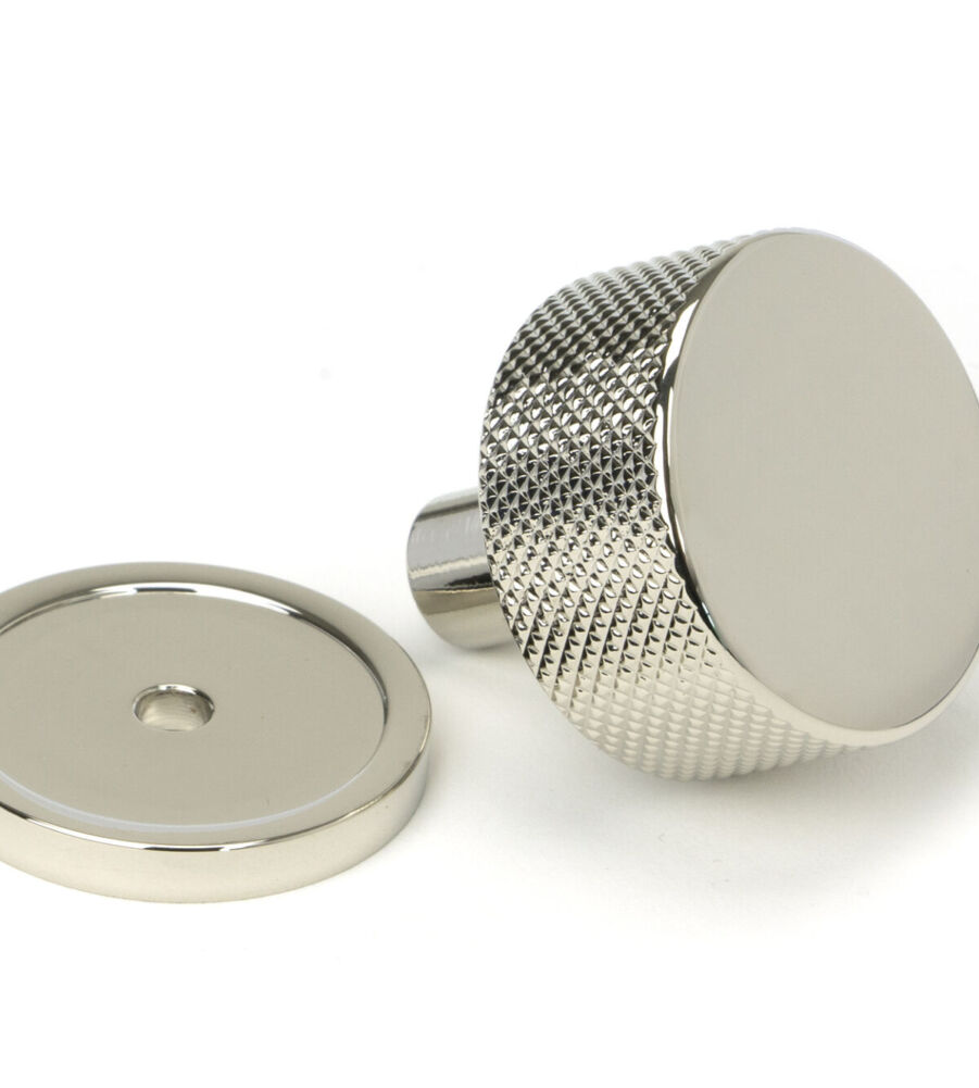 From The Anvil Polished Nickel Brompton Cabinet Knob - 32mm (Plain) - Image 3