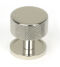 From The Anvil Polished Nickel Brompton Cabinet Knob - 32mm (Plain)