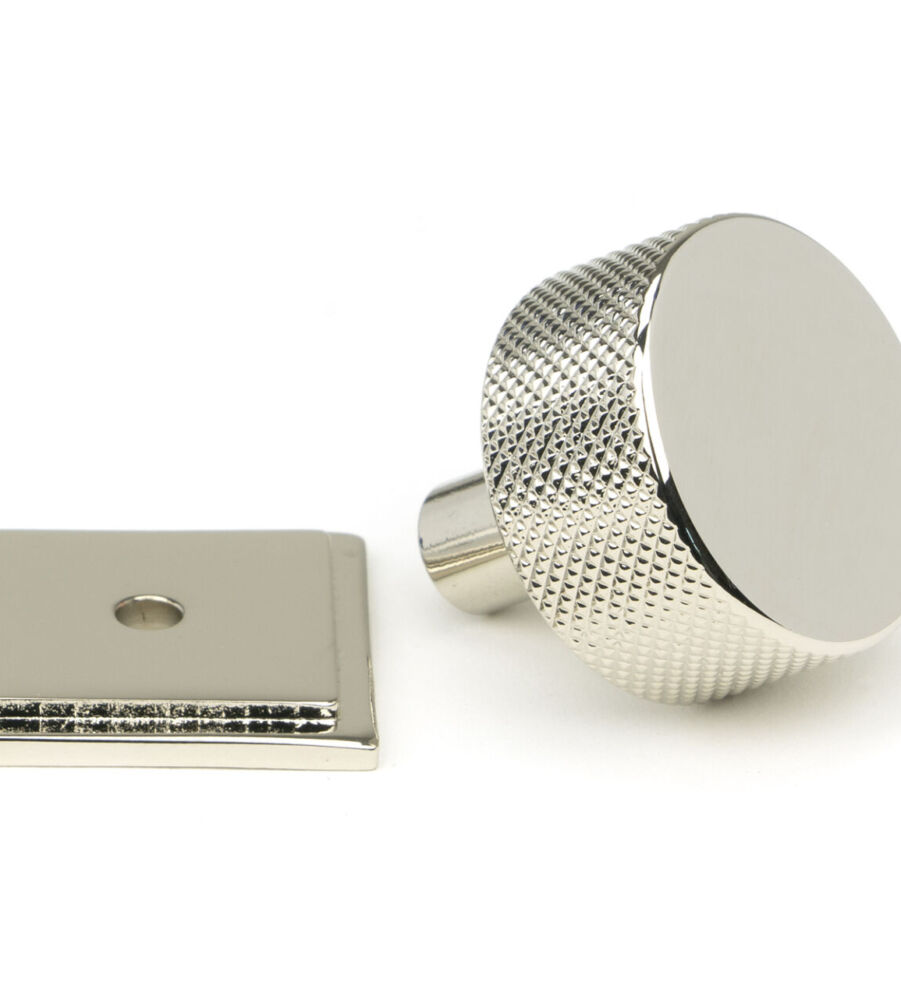 From The Anvil Polished Nickel Brompton Cabinet Knob - 32mm (Square) - Image 3