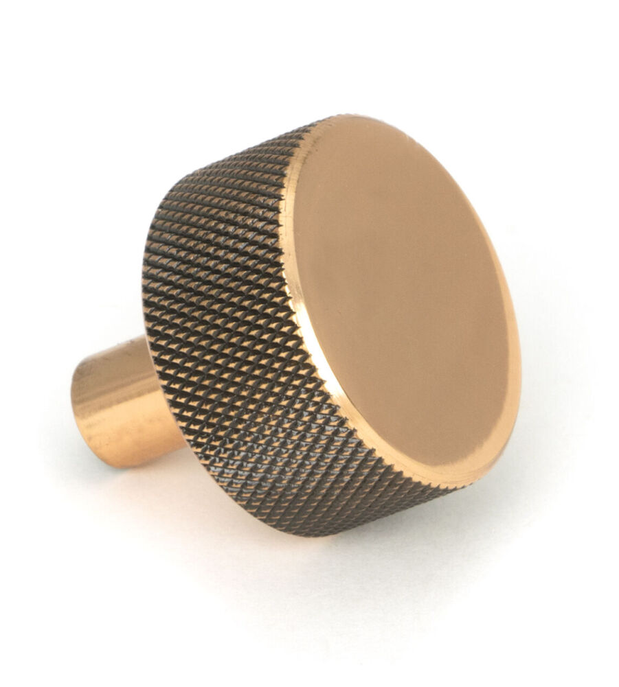 From The Anvil Polished Bronze Brompton Cabinet Knob - 32mm (No rose) - Image 3
