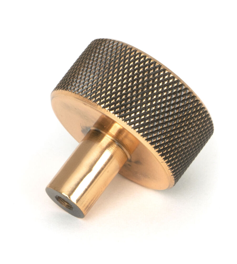 From The Anvil Polished Bronze Brompton Cabinet Knob - 32mm (No rose) - Image 4